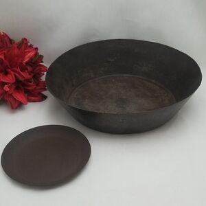 Primative Metal Dishes